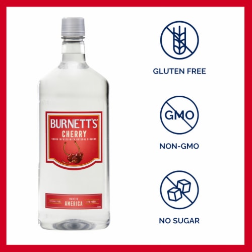 Burnett's Cherry Vodka Perspective: right