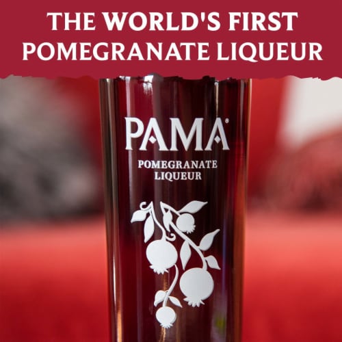 Pama Pomegranate Fruit Liqueur Perspective: right