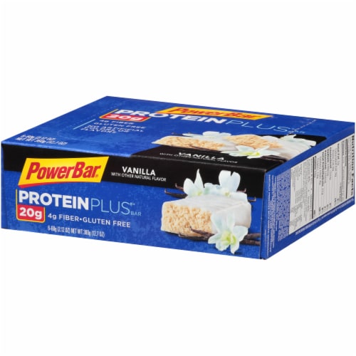 PowerBar ProteinPlus Vanilla Bars Perspective: right