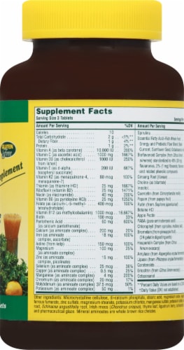 Natures Plus Source Of Life Multi-Vitamin & Mineral Tablets 180 Count Perspective: right