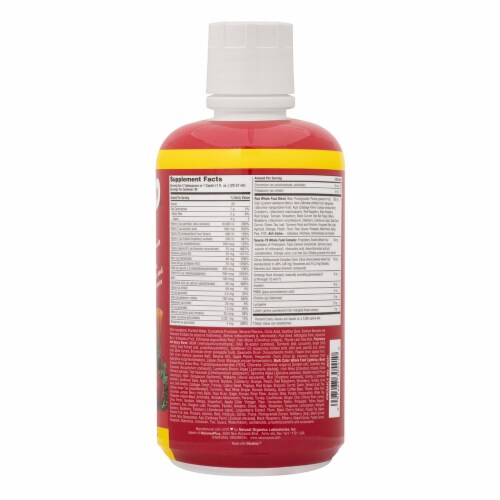 Nature's Plus Source Of Life® RED Mixed Berry Multi-Vitamin & Mineral Supplement Perspective: right