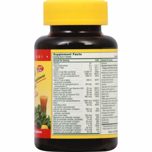 Natures Plus  Source of Life® Multi-Vitamin and Mineral Supplement Perspective: right