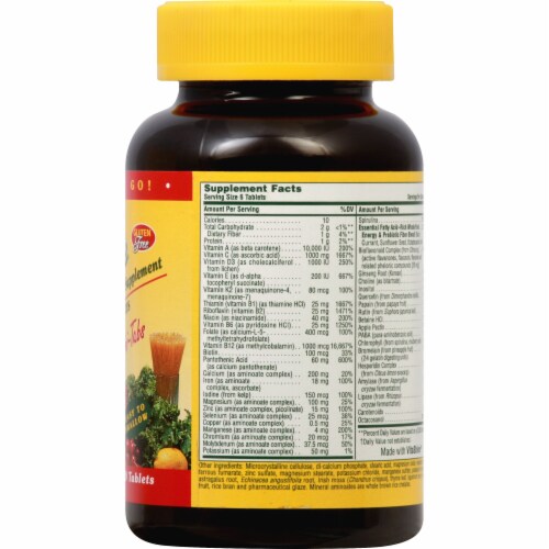Natures Plus Source of Life Mini Tablets Perspective: right