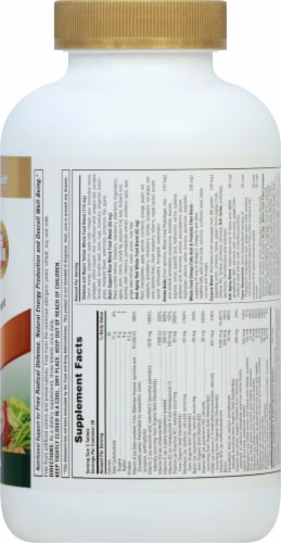 Natures Plus Source of Life GOLD Chewable Tropical Fruit Multi-Vitamin Perspective: right