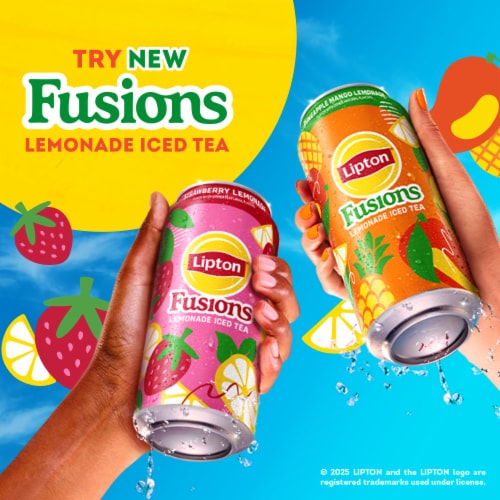 Lipton Fusions Lemonade Iced Tea Mango Lemonade Perspective: right