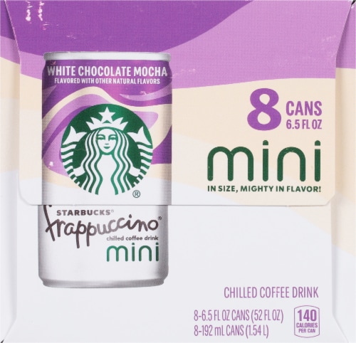 Starbucks® White Chocolate Mocha Frappuccino® Mini Cans Perspective: right