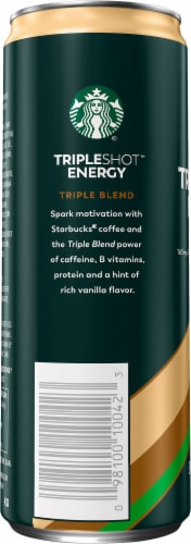Starbucks® Tripleshot® Energy Rich Vanilla Iced Coffee Can Perspective: right