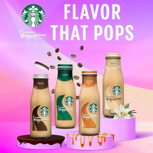 Starbucks® Frappuccino® Lite Double Chocolate Gelato Iced Coffee Bottle Perspective: right