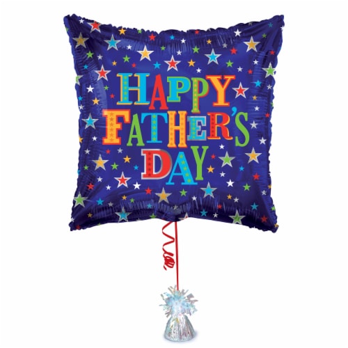 Happy Father's Day Helium Filled Balloon Perspective: right