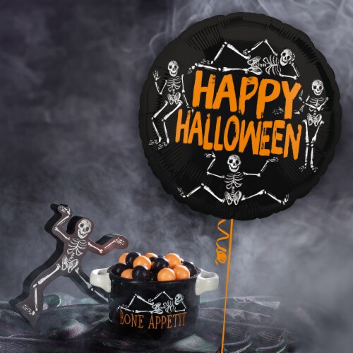 Happy Halloween Helium Filled Balloon Perspective: right