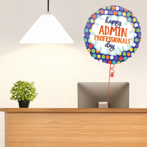Happy Admin Professionals Day  Helium Filled Balloon Perspective: right