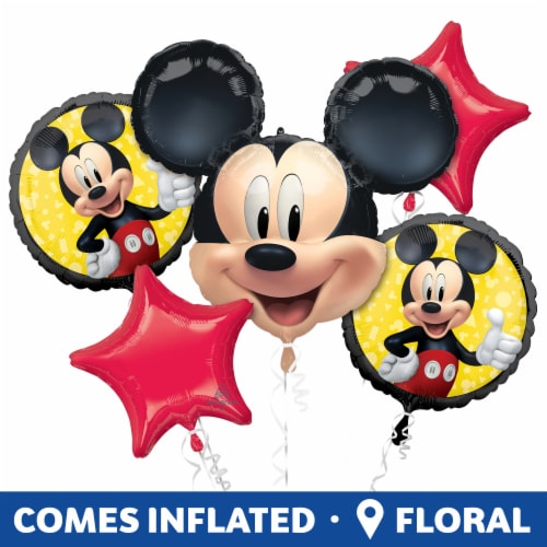 Mickey Mouse Helium Filled Balloon Bouquet Perspective: right