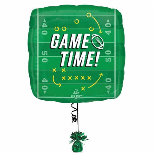 Game Time HELIUM FILLED BALLOON Perspective: right