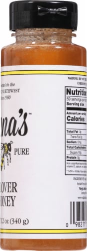 Anna's Pure Clover Honey Perspective: right