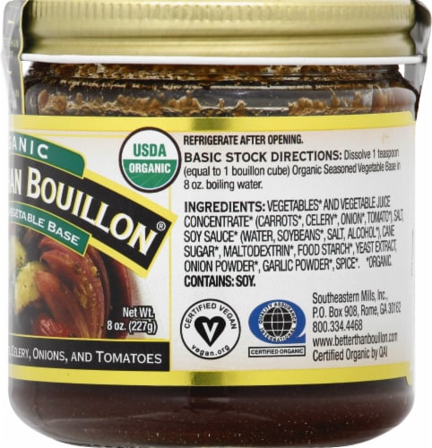 Better Than Bouillon Premium Seasoned Vegetable Base, 8 oz - Fry's Food  Stores