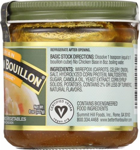 Better Than Bouillon® Vegetarian No Chicken Base Perspective: right