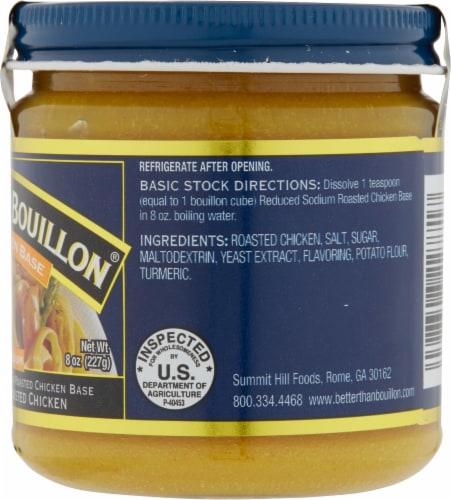 Better Than Bouillon™ Reduced Sodium Roasted Chicken Base Perspective: right