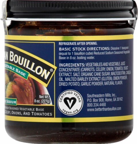 Better Than Bouillon  Vegetable Base Perspective: right