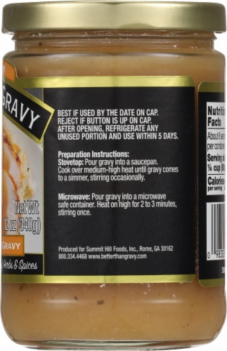 Better Than Gravy Roasted Turkey Gravy Perspective: right