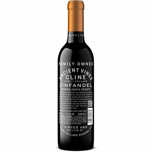 Cline Ancient Vines Zinfandel California Red Wine Perspective: right
