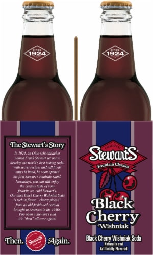 Stewart's Black Cherry Wishniak Soda Perspective: right