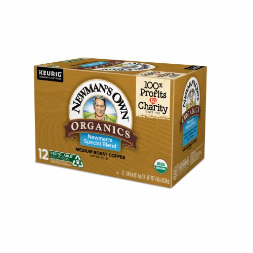 Newman s Own Newman s Special Blend Medium Roast Organic K Cup Coffee Pods 12 ct Harris Teeter