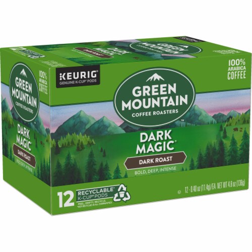 Green Mountain Coffee Roasters® Dark Magic® Dark Roast K-Cup® Coffe Pods Perspective: right