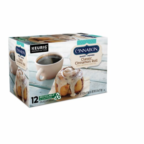 Cinnabon® Classic Cinnamon Roll K-Cup Coffee Pods Perspective: right