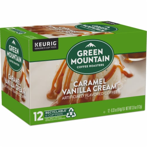 Green Mountain Coffee Roasters® Caramel Vanilla Cream Light Roast K-Cup® Coffee Pods Perspective: right