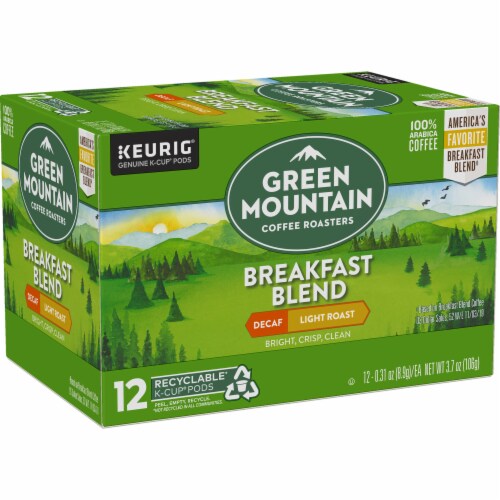 Green Mountain Coffee Roasters® Breakfast Blend Decaf Light Roast K-Cup® Coffee Pods Perspective: right