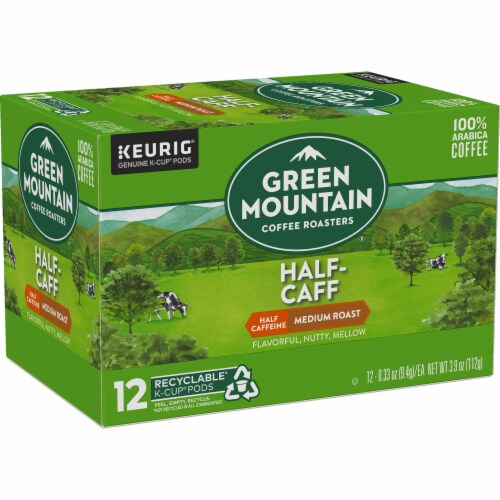 Green Mountain Coffee Roasters® Half-Caff Medium Roast K-Cup Coffee Pods Perspective: right