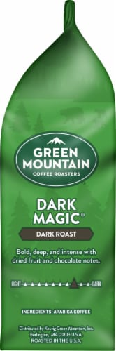 Green Mountain Coffee Dark Magic Espresso Blend Whole Bean Coffee Perspective: right