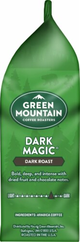 Green Mountain Coffee Dark Magic Espresso Blend Whole Bean Coffee Perspective: right