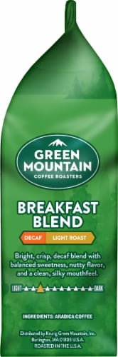 Green Mountain Coffee Decaf Breakfast Blend Light Roast Ground Coffee Perspective: right
