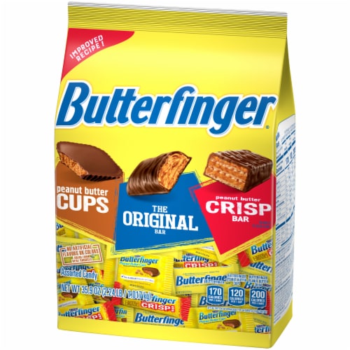 Butterfinger Jumbo Assorted Candy Bars Variety Bag Perspective: right