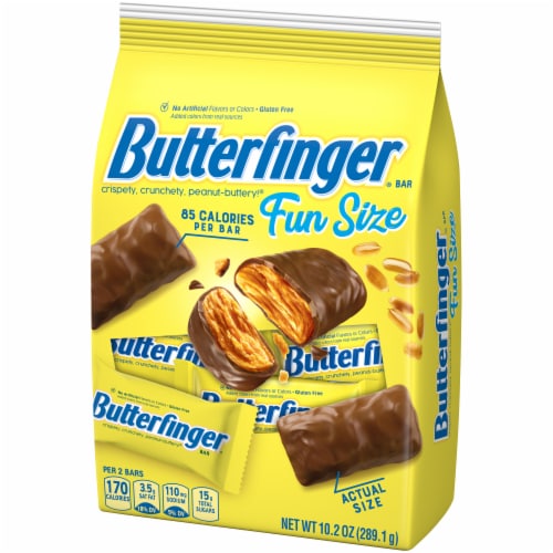 Butterfinger Fun Size Candy Bars Perspective: right