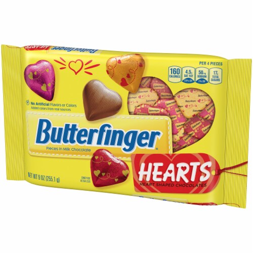 Butterfinger Hearts Valentine Candy Perspective: right