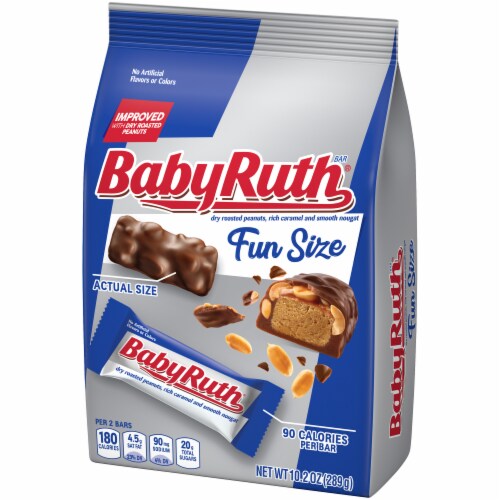 Baby Ruth Fun Size Candy Bars Perspective: right