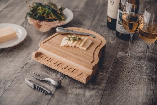 Piano Cheese Cutting Board & Tools Set, Bamboo Perspective: right