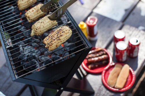 Cincinnati Bearcats - X-Grill Portable Charcoal BBQ Grill Perspective: right