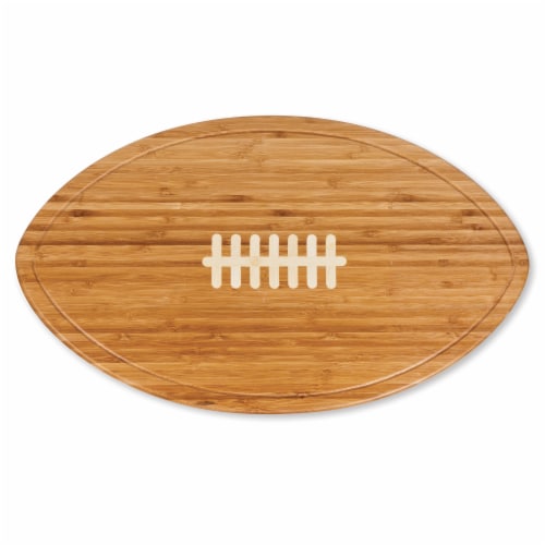 Kickoff Football Cutting Board & Serving Tray, Bamboo Perspective: right