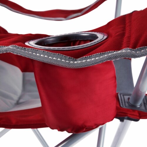Arkansas Razorbacks - Reclining Camp Chair Perspective: right
