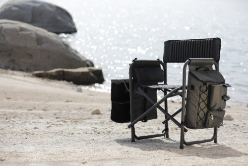 App State Mountaineers - Fusion Backpack Chair with Cooler Perspective: right