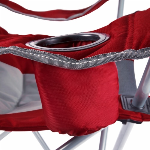 Oklahoma Sooners - Reclining Camp Chair Perspective: right