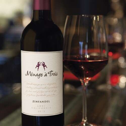 Menage a Trois Zinfandel Perspective: right