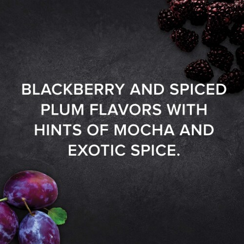 Menage a Trois Midnight Dark Red Blend California Red Wine Perspective: right