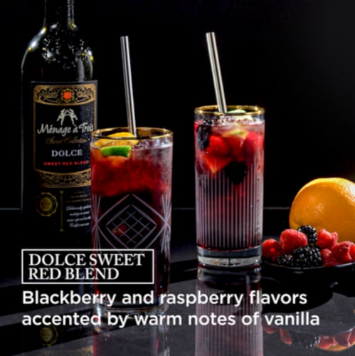 Menage a Trois Sweet Collection Dolce Sweet California Red Wine 750 ml Perspective: right