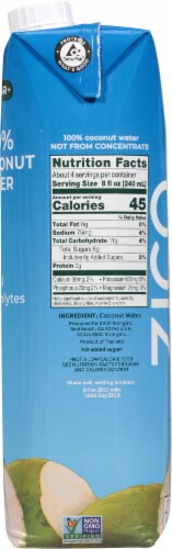 Zico® Natural 100% Coconut Water Perspective: right