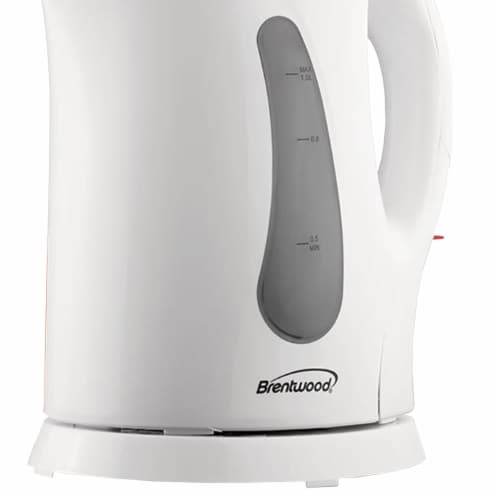 Brentwood® Cordless Electric Kettle - White Perspective: right