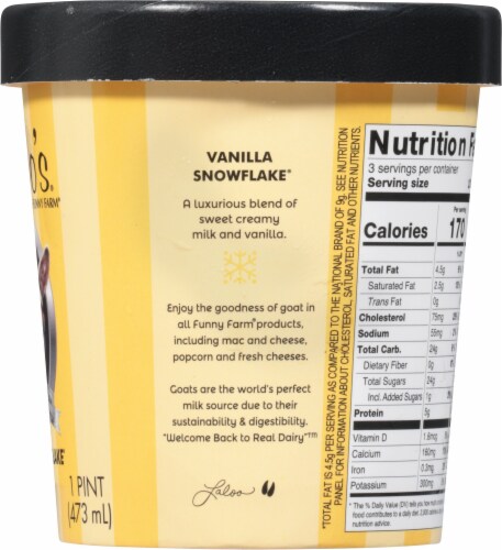 LaLoo's Vanilla Snowflake Ice Cream Perspective: right